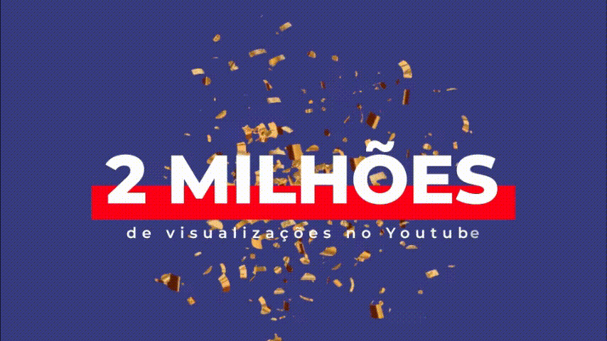 Comemoramos  2 Milhões de  Visualizações no  #YouTube! 