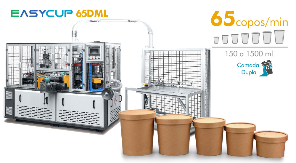 EasyCup 65DML - Formadora de Copos de Papel