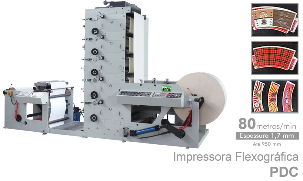 Apolo - PackFood - Máquinas de Embalagens para Fast Food - Copos, caixas, tampas, pratos... de papel