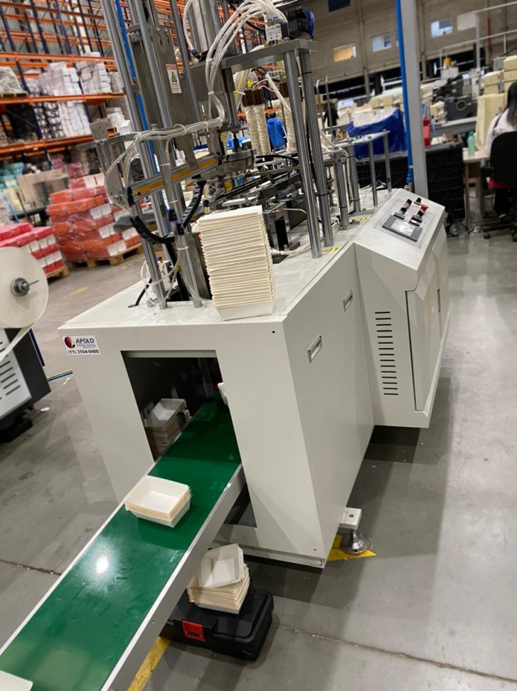 Apolo - PackFood - Máquinas de Embalagens para Fast Food - Copos, caixas, tampas, pratos... de papel